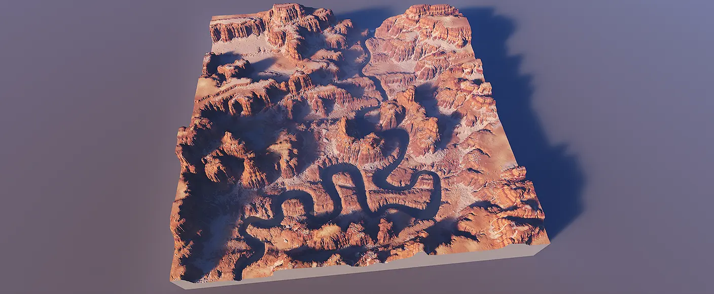 World Creator Canyon Sample