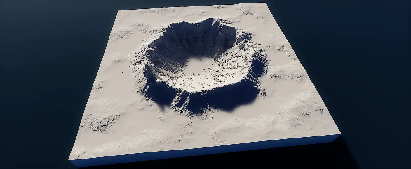 World Creator Crater Landscape