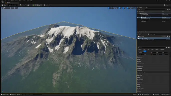 World Creator Unreal Sample Terrain 01